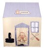 Garage Kids Tent House In Blue And Beige Colour