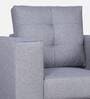 Garcia Fabric 1 Seater Sofa in Grey Colour