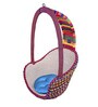 Garden Wicker Swing in Pink Multi Colour
