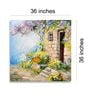 Garden Elias Multicolor Canvas Unframed People and Places Art Print