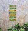 Garden Quote Multicolour Engineered Wood Wall Hanging Quotes