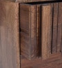 Gardener Solid Wood Bedside Table In Scratch Resistant Rustic Teak Finish