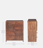 Gardener Solid Wood Chest Of Drawers In Scratch Resistant Rustic Teak Finish