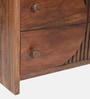 Gardener Solid Wood Chest Of Drawers In Scratch Resistant Rustic Teak Finish