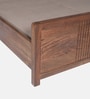 Gardener Solid Wood King Size Bed In Scratch Resistant Rustic Teak Finish