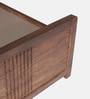 Gardener Solid Wood King Size Bed In Scratch Resistant Rustic Teak Finish