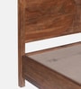 Gardener Solid Wood Queen Size Bed In Scratch Resistant Rustic Teak Finish