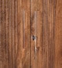 Gardener Solid Wood Wardrobe In Scratch Resistant Rustic Teak Finish