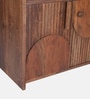 Gardener Solid Wood Wardrobe In Scratch Resistant Rustic Teak Finish