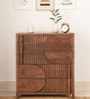 Gardner Solid Wood Chest Of Drawers In Scratch Resistant Rustic Teak Finish