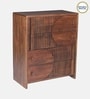 Gardner Solid Wood Chest Of Drawers In Scratch Resistant Rustic Teak Finish