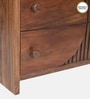 Gardner Solid Wood Chest Of Drawers In Scratch Resistant Rustic Teak Finish