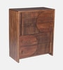 Gardner Solid Wood Chest Of Drawers In Scratch Resistant Rustic Teak Finish