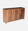 Gardner Solid Wood Sideboard In Scratch Resistant Rustic Teak Finish