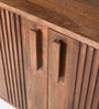 Gardner Solid Wood Sideboard In Scratch Resistant Rustic Teak Finish