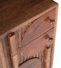 Gardner Solid Wood Sideboard In Scratch Resistant Rustic Teak Finish