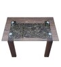 Garfield 4 Seater Dining Set in Brown Finish