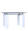 Garfield 4 Seater Dining Table in White Colour