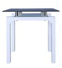 Garfield 4 Seater Dining Table in White Colour