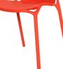Garfield Cafe Chair (Set of 4) in Red Colour