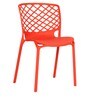 Garfield Cafe Chair (Set of 4) in Red Colour
