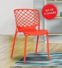 Garfield Cafe Chair (Set of 4) in Red Colour