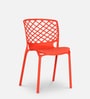 Garfield Cafe Chair (Set of 4) in Red Colour