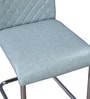 Garfield Leatherette Cantilever Chair In Sage Colour (Set of 6)