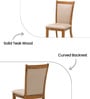 Garnet Dining Chair In Teak Wood Finish