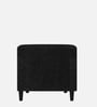 Garnet Fabric 1 Seater Sofa In Mystic Black Colour