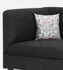 Garnet Fabric 1 Seater Sofa In Mystic Black Colour