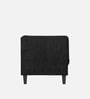 Garnet Fabric 1 Seater Sofa In Mystic Black Colour