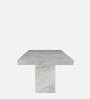 Garnet Marble 6 Seater Dining Table In Sheesham Colour