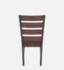 Garnet Solid Wood Dining Chair In Wenge Colour