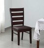 Garnet Solid Wood Dining Chair In Wenge Colour