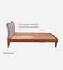Garren King Bed King Bed In Brown Finish Garren King Bed King Bed In Brown Finish