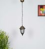 Garrett Gold and Black Outdoor Hanging Light