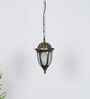 Garrett Gold and Black Outdoor Hanging Light