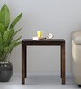 Garry Solid Wood End Table In Natural Grey Finish