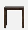 Garry Solid Wood End Table In Natural Grey Finish (Small)