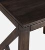 Garry Solid Wood End Table In Natural Grey Finish (Small)