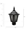 Gate Light for Pillars and Posts Weatherproof Exterior Lighting Fixture Outdoor Lamp