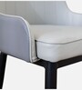 Gatiman Leatherette Dining Chair In Grey Colour