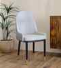 Gatiman Leatherette Dining Chair In Grey Colour