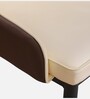 Gatiman Leatherette Dining Chair In Tan & Off White Colour