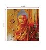 Gautam Buddha Meditating Multicolour Canvas Framed Wall Painting