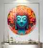 Gautam Buddha Acrylic Round Wall Art