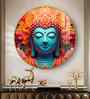 Gautam Buddha Acrylic Round Wall Art