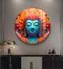 Gautam Buddha Acrylic Round Wall Art