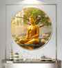 Gautama Buddha Acrylic Round Wall Art